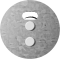 D�ksel til stolper | varmgalvaniseret | til � 60 mm stolper | med fjederbelastet l�semekanisme | passer til jordbeslag varenr. 460.40 til �bning med multifunktionsn�gle varenr. 470.40